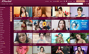 joyourself offers Asian models live on cam